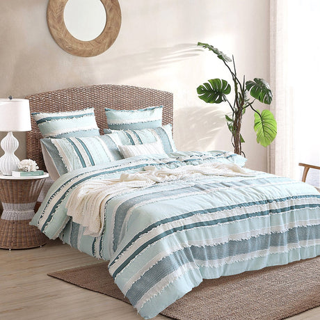 Renee Taylor Montego 100% Cotton Kids Quilt Cover Set (OEKO-TEX Certified)