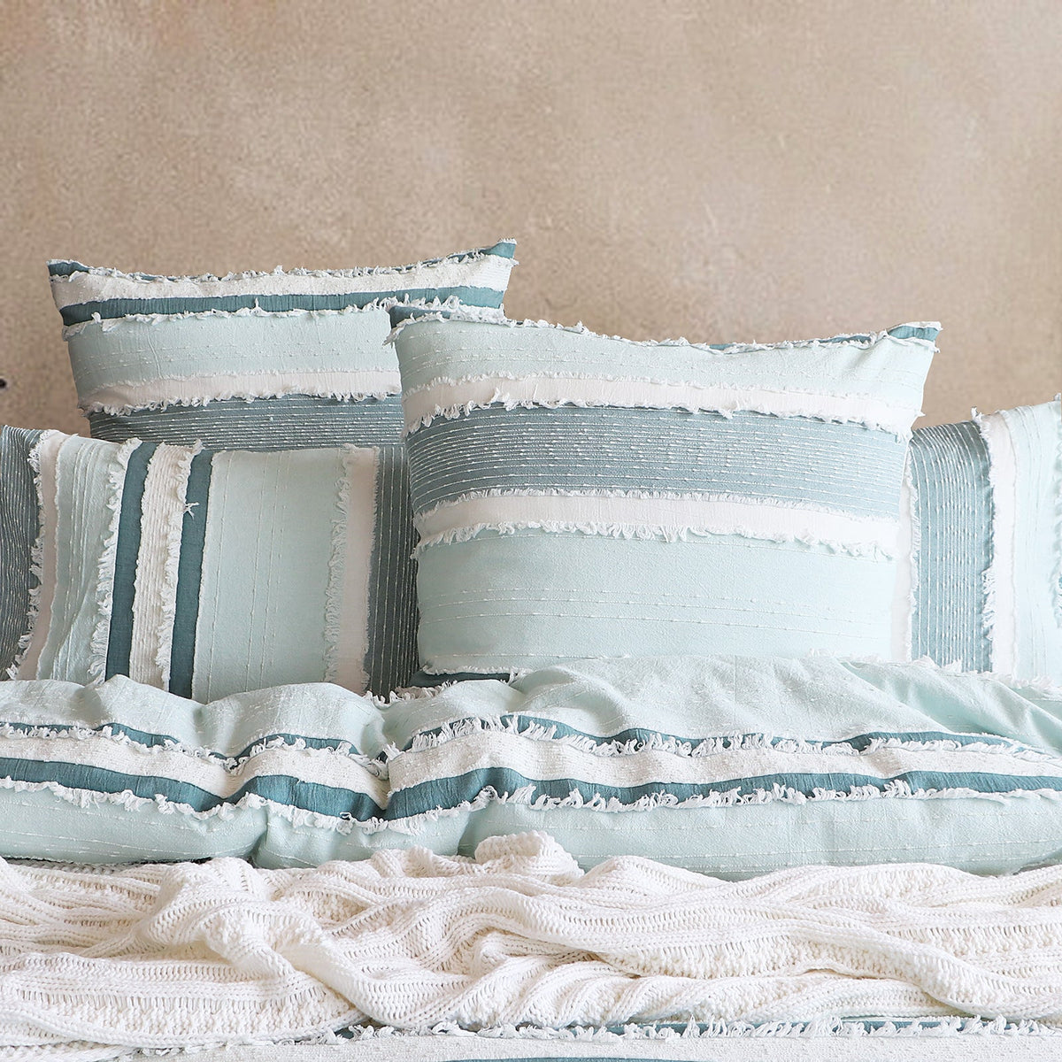 Renee Taylor Montego 100% Cotton Quilt Cover Set (OEKO-TEX Certified)