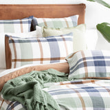 Renee Taylor Olivia Yarn Dyed Cotton Quilt Cover Set - Multi (OEKO-TEX Certified)