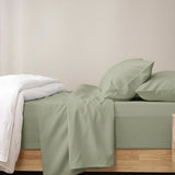Renee Taylor 400TC Egyptian Cotton Sheet Set - Basil (OEKO-TEX Certified Sateen)