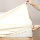 Renee Taylor Kids 400TC Egyptian Cotton Sheet Set - Vanilla (OEKO-TEX Certified Sateen)