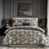 Renee Taylor Regalia Arabella Jacquard Damask Quilt Cover Set (OEKO-TEX Certified)