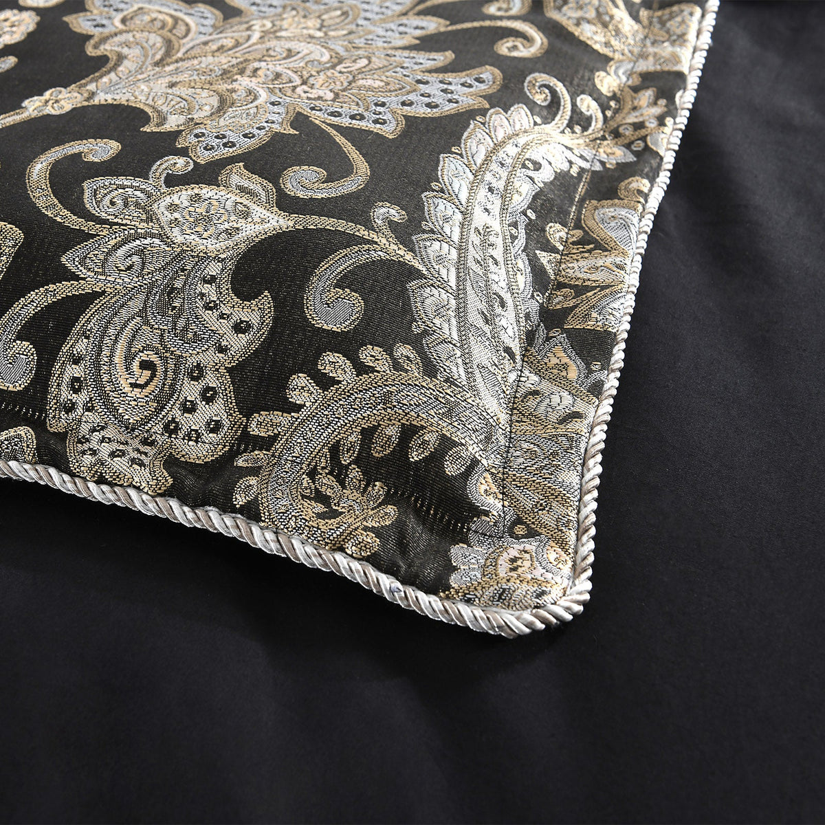Renee Taylor Regalia Arabella Jacquard Damask Quilt Cover Set (OEKO-TEX Certified)