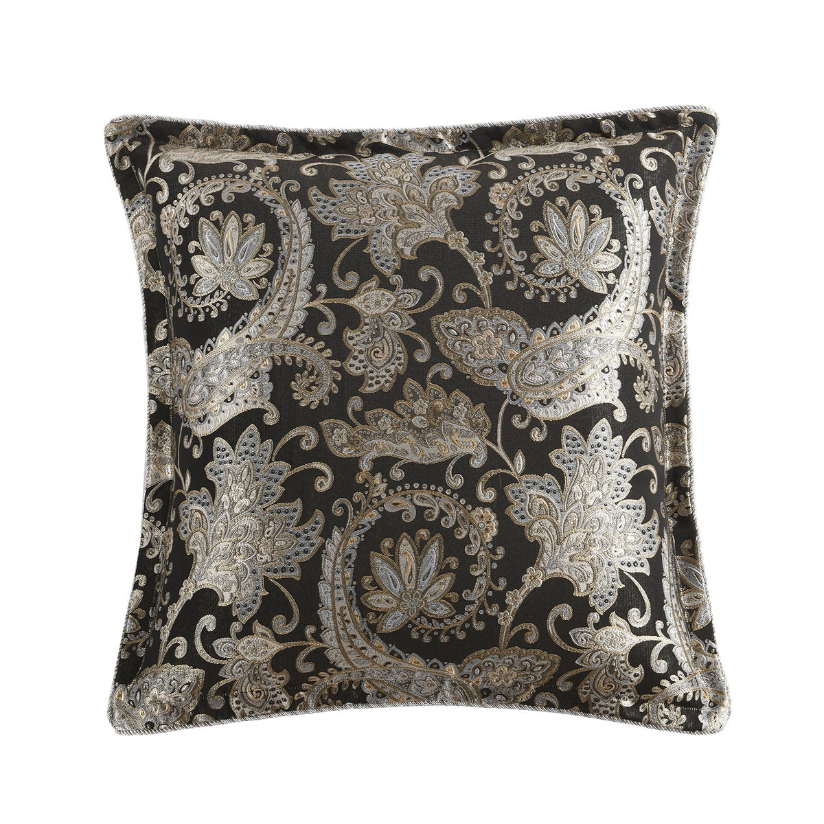 Renee Taylor Regalia Arabella Jacquard Damask Quilt Cover Set (OEKO-TEX Certified)