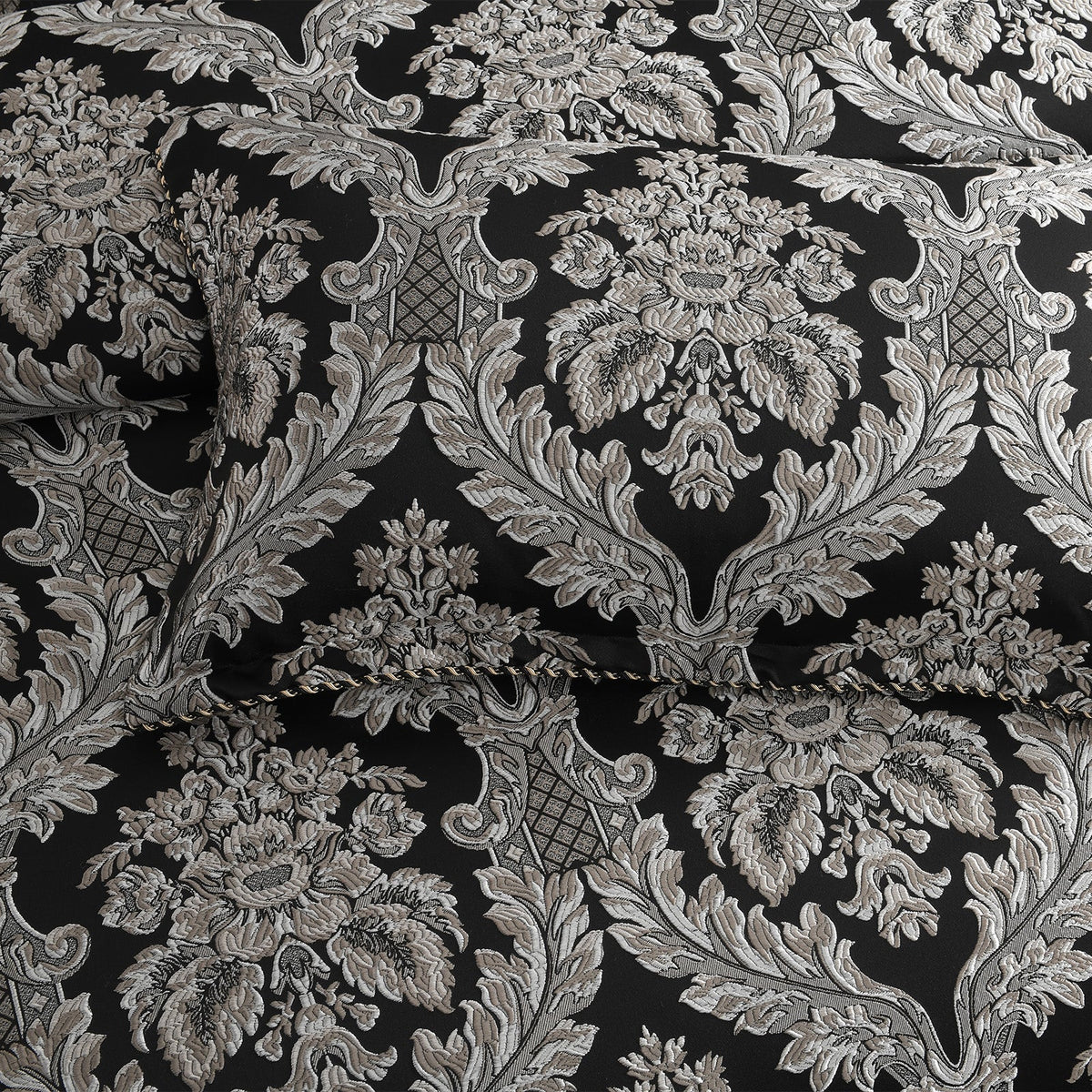 Renee Taylor Regalia Greta Jacquard Damask Quilt Cover Set (OEKO-TEX Certified)