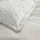 Renee Taylor Regalia Balmoral Geometric Quilt Cover Set (OEKO-TEX Certified)