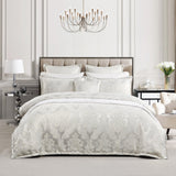 Renee Taylor Regalia Amalia Jacquard Damask Quilt Cover Set (OEKO-TEX Certified)