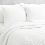 Cloud Linen Boronia Stonewashed Cotton Waffle Comforter Set - Ivory (OEKO-TEX Certified)