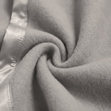Renee Taylor Australian Merino Wool 400 GSM Blanket - Sand (Satin Trim)