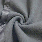 Renee Taylor Australian Merino Wool 400 GSM Blanket - Magnet (Satin Trim)