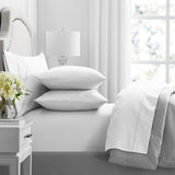 Renee Taylor 1000TC Egyptian Cotton Bed Sheet Set - Snow (OEKO-TEX Certified)