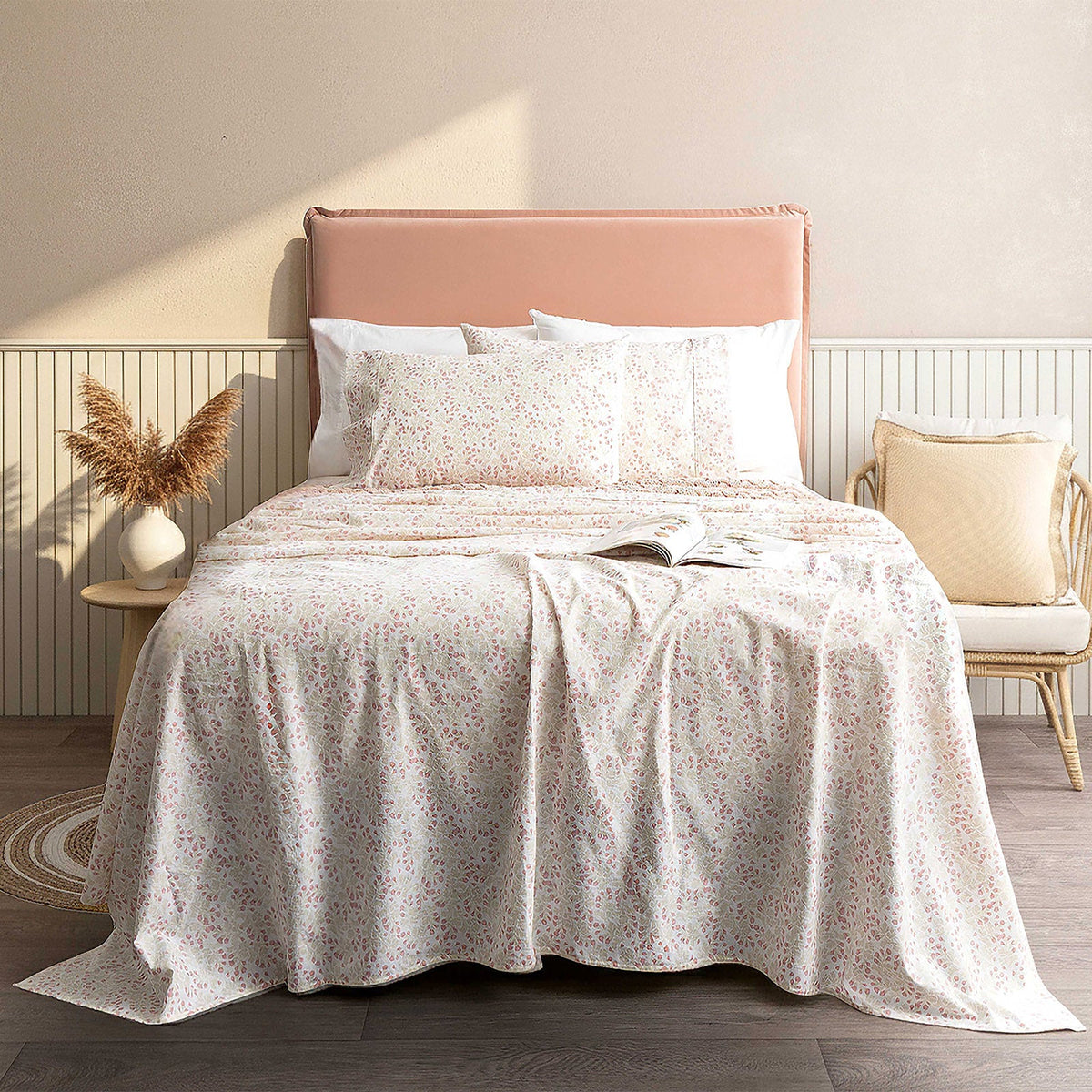Park Avenue 175 GSM Egyptian Cotton Flannelette Bed Sheet Set - Bloomsbury