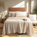 Park Avenue 175 GSM Egyptian Cotton Flannelette Bed Sheet Set - Diamond