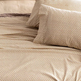Park Avenue 175 GSM Egyptian Cotton Flannelette Bed Sheet Set - Diamond