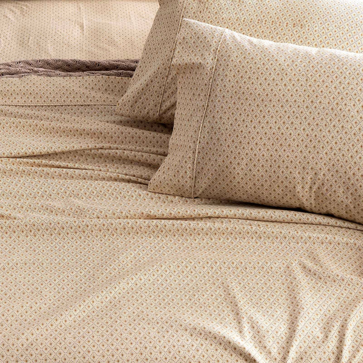 Park Avenue 175 GSM Egyptian Cotton Flannelette Kids Bed Sheet Set - Diamond