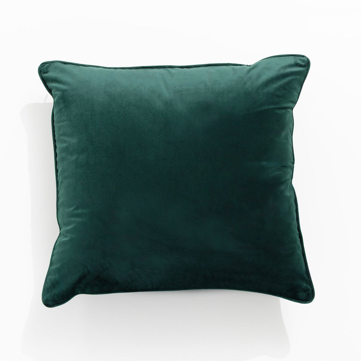 Renee Taylor Icon Velvet Cushion - Emerald (Square Decorative Throw Pillow - 50 x 50cm)