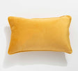 Renee Taylor Icon Velvet Cushion - Gold (Rectangle Decorative Throw Pillow - 30 x 50cm)