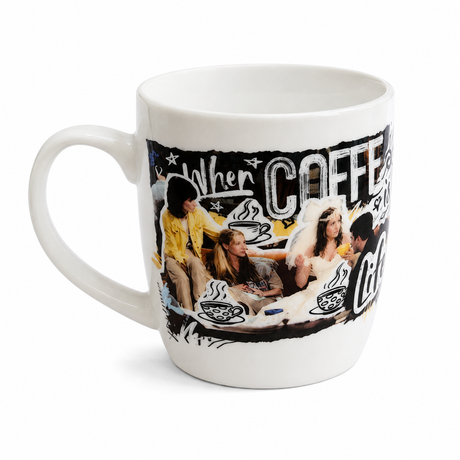 Set of 4 Friends 500ml Ceramic Coffee/Tea Mugs w/ Handle - Officially Licensed