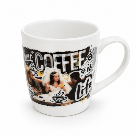 Set of 4 Friends 500ml Ceramic Coffee/Tea Mugs w/ Handle - Officially Licensed