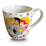 Set of 4 Disney Princess & Star Wars 500ml Ceramic Coffee Mug Tea Cup with Handle (Officially Licensed)