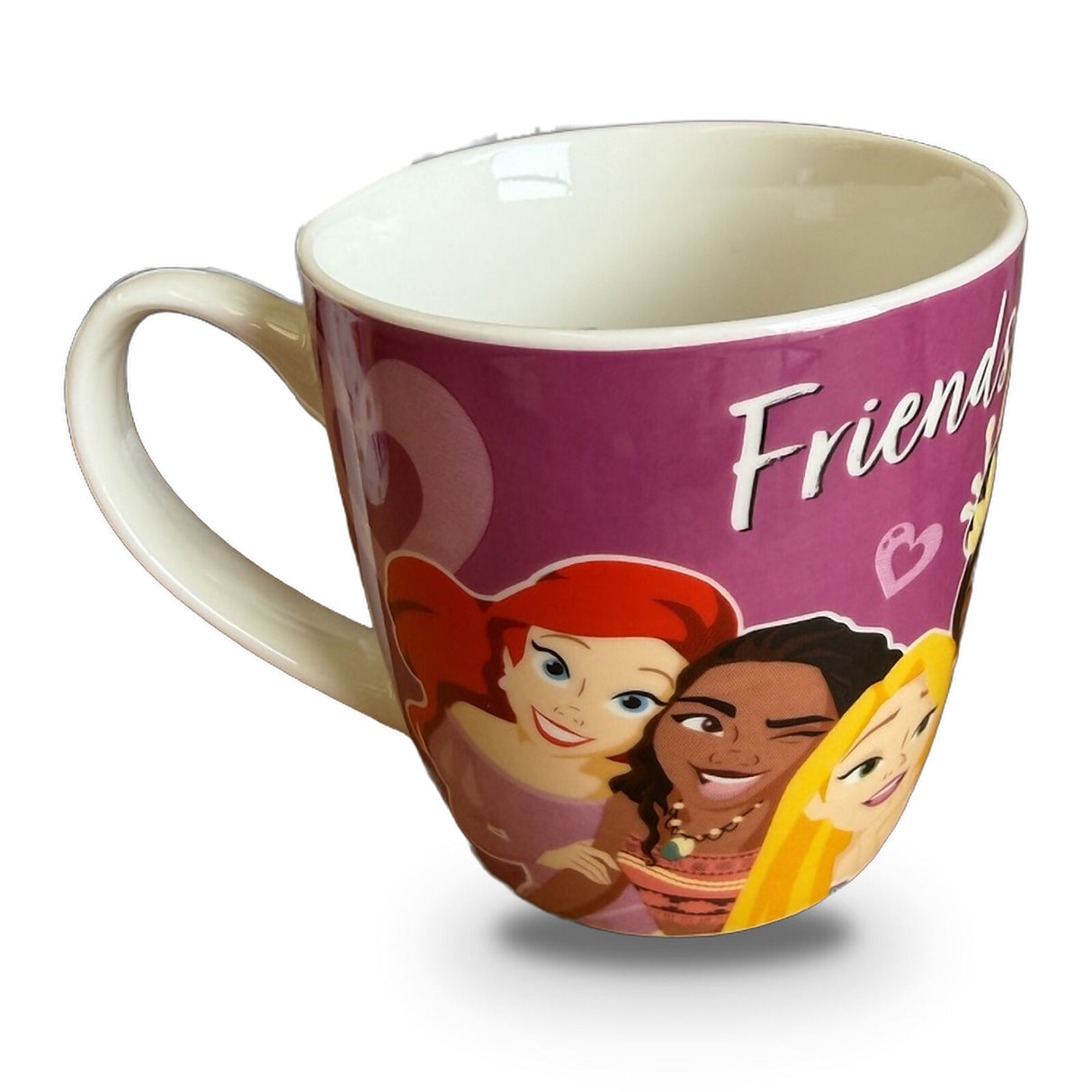Set of 4 Disney Princess & Star Wars 500ml Ceramic Coffee Mug Tea Cup with Handle (Officially Licensed)