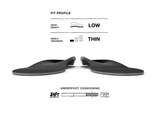 Superfeet Unisex All-Purpose Low Arch Support Insoles - Black (Orthotics)