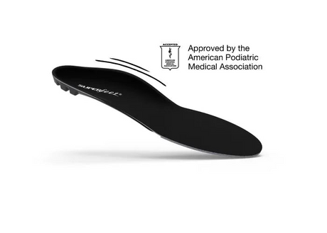 Superfeet Unisex All-Purpose Low Arch Support Insoles - Black (Orthotics)