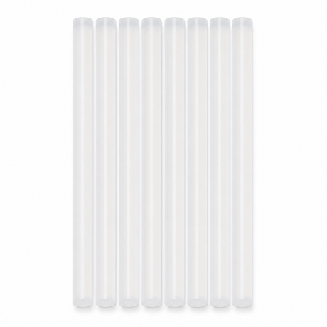 8x Clear Hot Melt Glue Sticks - Craft Adhesive Glue Gun Refills (1.1x15cm)