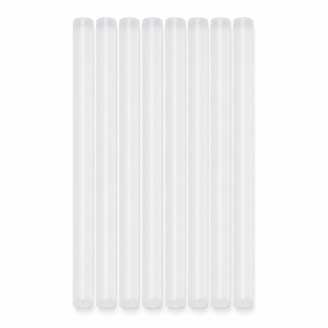8x Clear Hot Melt Glue Sticks Adhesive Craft Glue Gun (1.1x15cm)