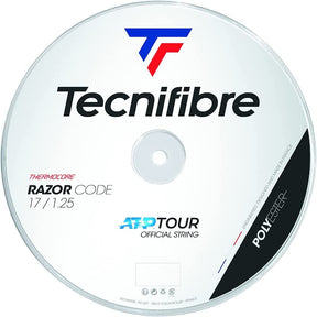 Tecnifibre Razor Code Tennis String Reel 1.25mm 17 Gauge 200m Coil - Blue