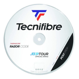 Tecnifibre Razor Code Tennis String Reel 1.25mm 17 Gauge 200m Coil - White Strings