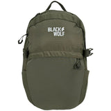 BlackWolf Grand Teton II Travel Backpack 65L + 20L Daypack RFID Laptop Sleeve Rain Cover in Moss