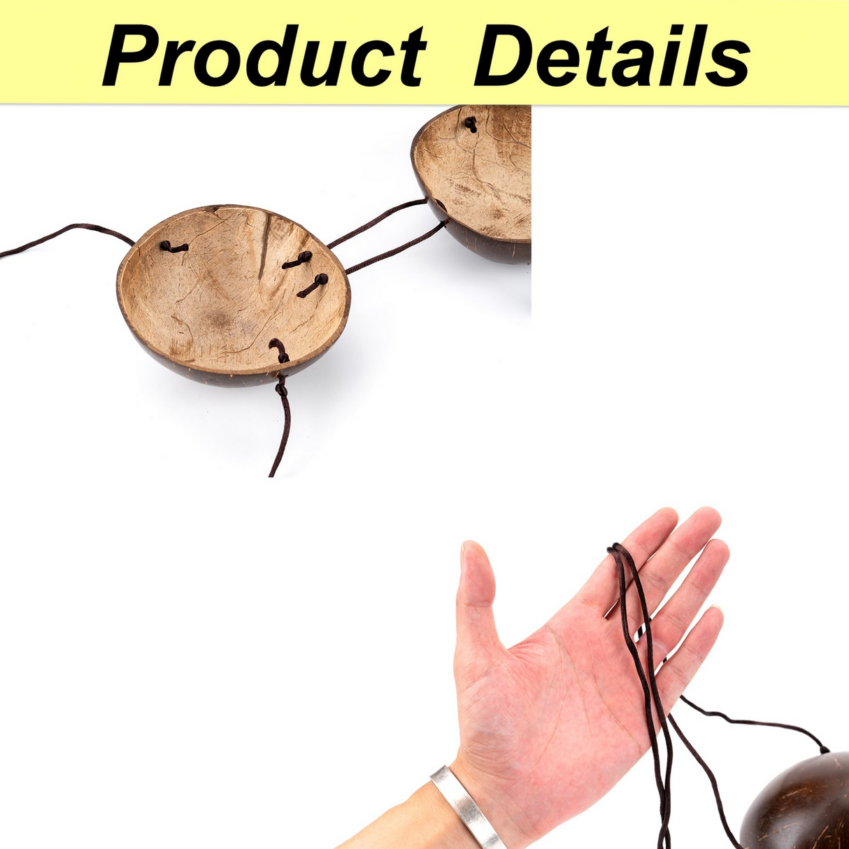 NATURAL COCONUT BRA Ladies Hawaiian Luau Bikini Bra Top Fancy Dress Costume Shell