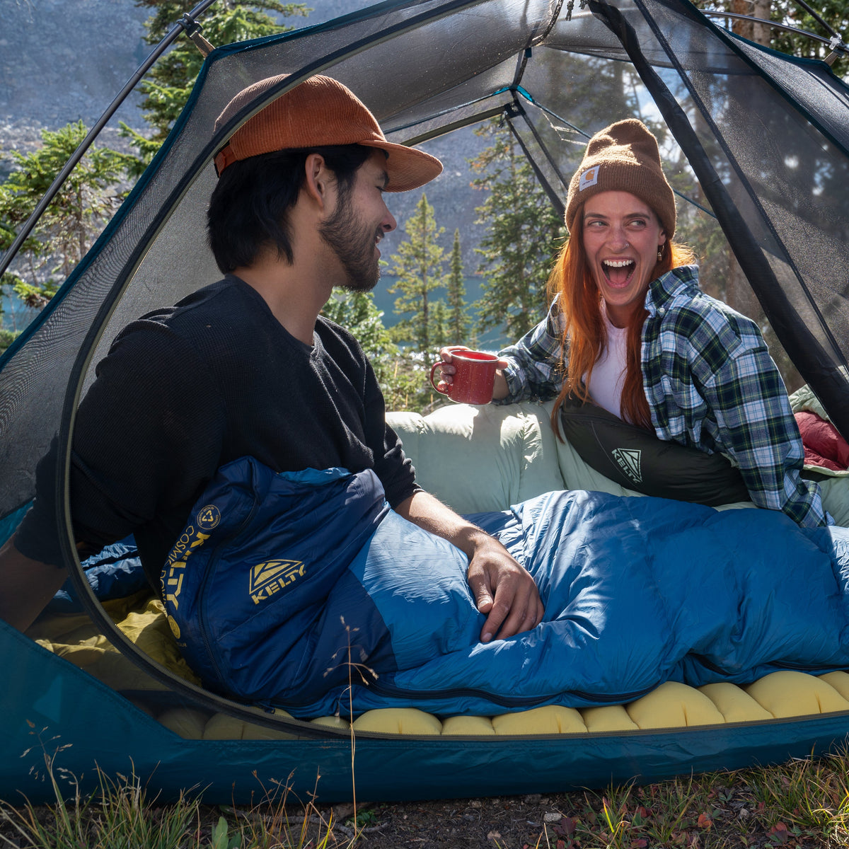 KELTY Cosmic Down 20 Sleeping Bag 550 Fill - Regular Right Zip (3-Season -7°C Rated)