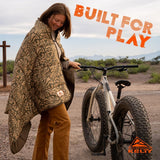 Kelty Bestie Blanket 1 Person Twin Large Lightweight Camping/Picnic Covering - Fern