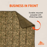 Kelty Bestie Blanket 1 Person Twin Large Lightweight Camping/Picnic Covering - Fern