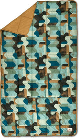 Kelty Bestie Blanket 1 Person Twin Large Lightweight Camping/Picnic Covering - Geo Natural
