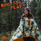 Kelty Bestie Blanket 1 Person Twin Large Lightweight Camping/Picnic Covering - Geo Natural