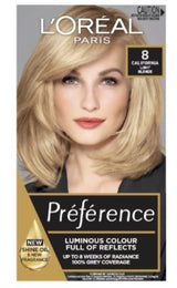 L'Oréal Paris Preference Permanent Hair Colour - 8 California Natural Blonde