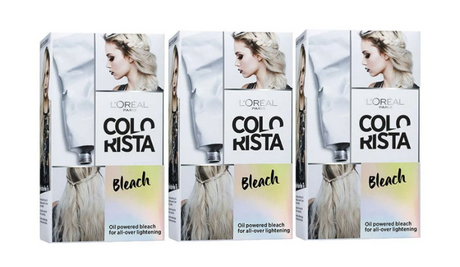 3x L'Oreal Colorista Blonde Bleach Permanent Hair Colour (Bulk Pack)