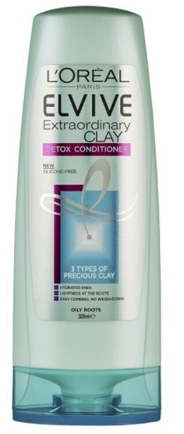 Loreal Paris 325ml Elvive Extraordinary Clay Detox Hair Conditioner