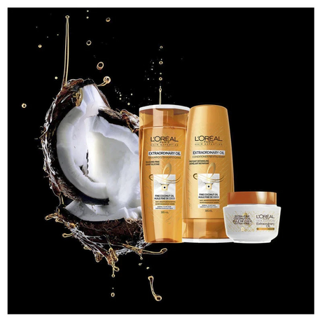 6x L'Oreal Paris Elvive Extraordinary Oil Coconut Conditioner 300ml (Bulk Pack)