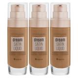 3x Maybelline Dream Satin Liquid Foundation with Hydrating Serum Pack - Classic Tan 53