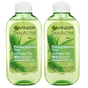 2x Garnier 200ml Nourishing Botanical Toner with Green Tea Combination Oily Skin