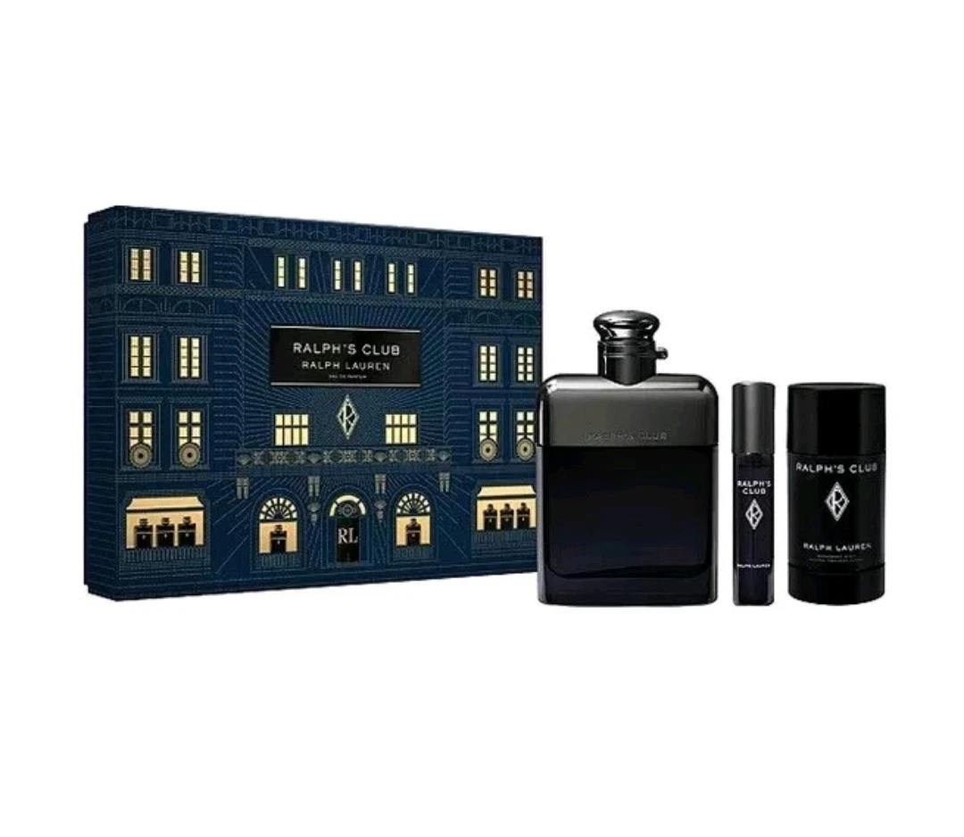 100ml Ralph Lauren Ralphs Club Eau De Parfum 3-Piece Gift Set (Limited Edition) Fragrance