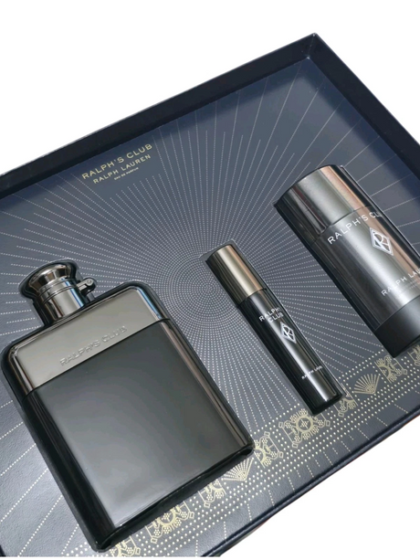 100ml Ralph Lauren Ralphs Club Eau De Parfum 3-Piece Gift Set (Limited Edition)
