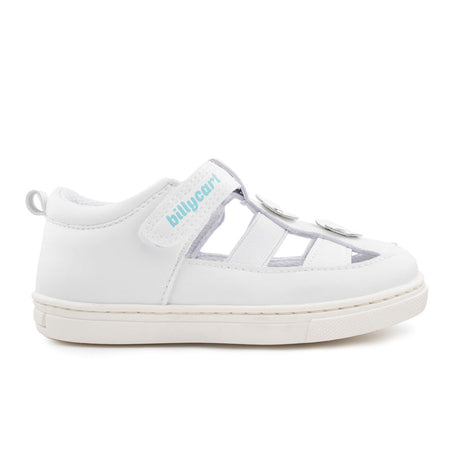 Billycart Layla Girls Wide-Fit Sandals - White (Toddler Shoes)