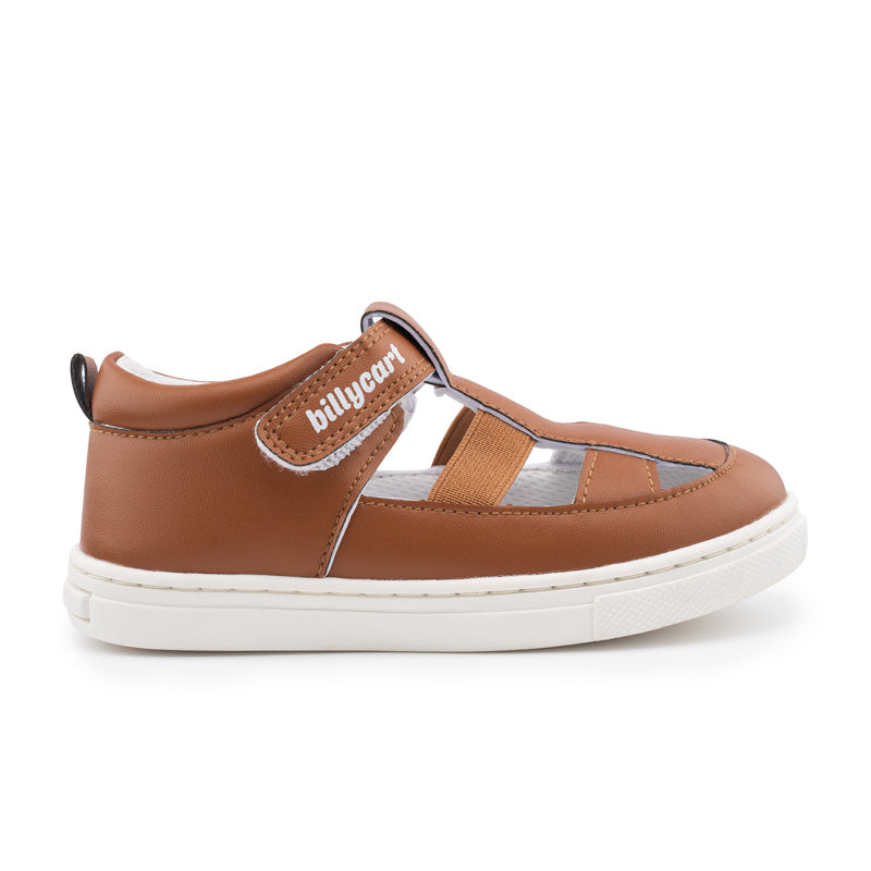 Billycart Lennie Kids Wide-Fit Sandals - Tan Brown (Toddler Shoes)