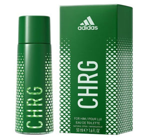 Adidas 50ml Mens Fragrance Natural Spray CHRG Charge Cologne
