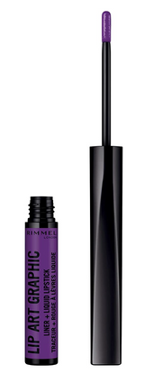 Rimmel London 2-in-1 Lip Art Graphic Liner + Liquid Lipstick - 875 Master Piece
